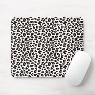 Weißleopard Mousepad