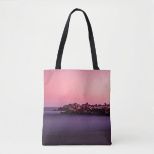 WEISSLICHTHEE AUF DER ROCKY SAASHORE TASCHE