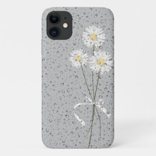 Weißmehl mit Regentropfen auf Grau Case-Mate iPhone Hülle