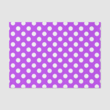 Weißpolka Punkte auf leuchtend lila