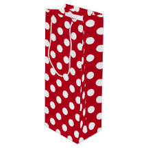 Weißpolka Punkte auf rot