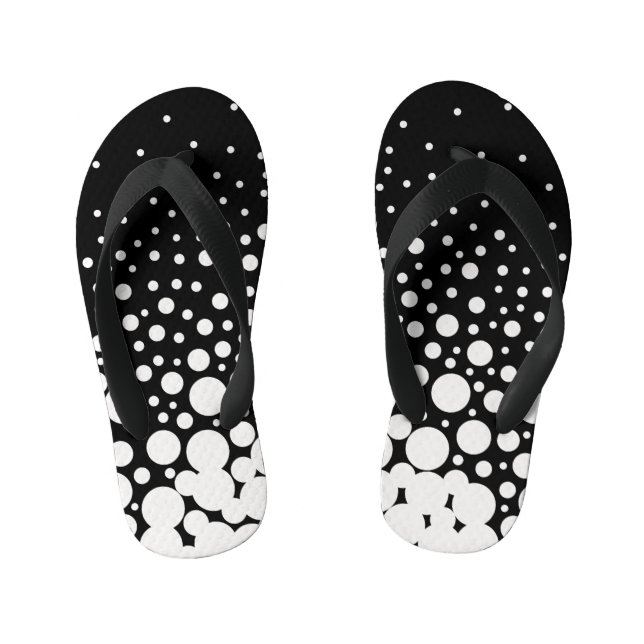 Weißpolka-Punkte Kinderbadesandalen (Fußbett)