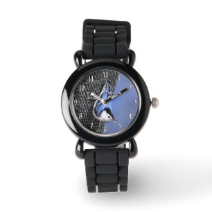 Weißreißer Nuthatch Malerei Original Vogelkunst Armbanduhr