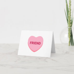 Weißrosa Gespräch Freund Herz Valentine Karte
