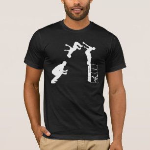 Weißrückseite drehen um T-Shirt