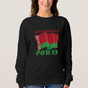 Weißrussische Macht Minsk Land Belarus Patriotisch Sweatshirt