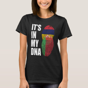 Weißrussische und mauritische DNA-Heritage T-Shirt