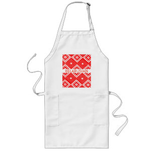 Weißrussisches Б е л а с р у Folk Pattern Schürze