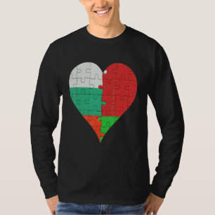Weißrussisches Flaggenherz T-Shirt