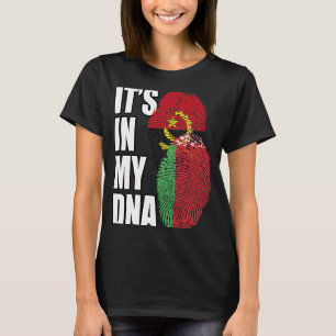 Weißrussisches und angolanisches DNA-Flag T-Shirt