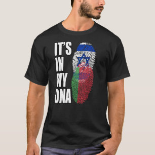 Weißrussisches und israelisches Misch-DNA-Flaggeng T-Shirt