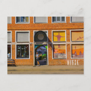 Weißrussland Б л а е р с у ь Minsk Jang Postkarte