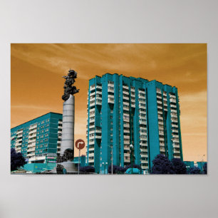 Weißrussland Б л а е с р у Minsk ь Poster