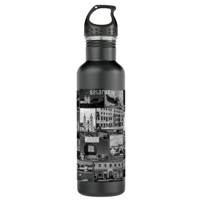 Weißrussland Б л а е с р у Minsk   Jang Edelstahlflasche (Vorderseite)