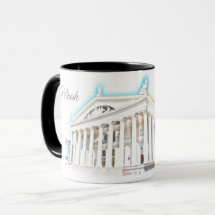 Weißrussland Б л а е с р у Minsk Jenseits Archite Tasse