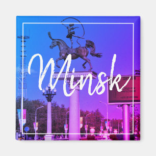 Weißrussland Architektur Minsk Stadtansicht Magnet