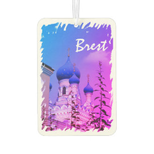 Weißrussland Brest Architecture Car Air Freshener Autolufterfrischer