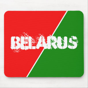 Weißrussland - Farben für die Flagge Mousepad