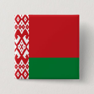 Weißrussland-Flagge Button
