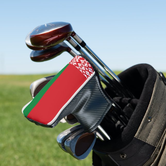Weißrussland-Flagge Golf Headcover (In Situ)
