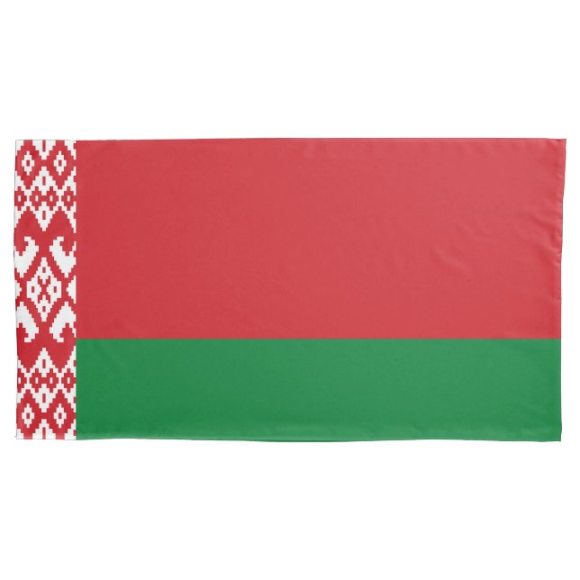 Weißrussland-Flagge Kissenbezug (Vorderseite)