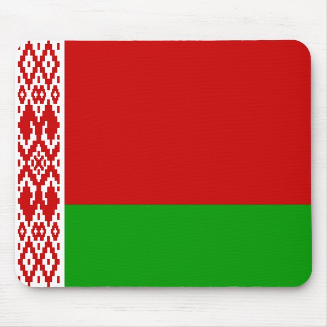 Weißrussland-Flagge Mousepad (Vorne)