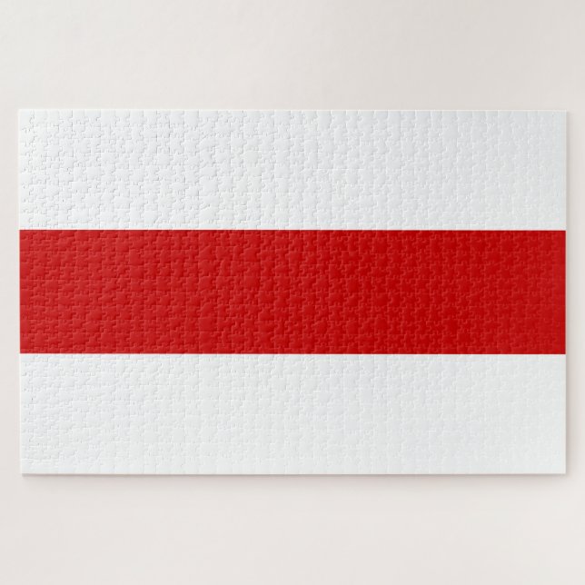 Weißrussland-Flagge (rot und weiß) (Horizontal)