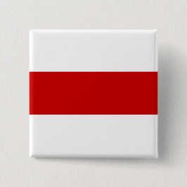 Weißrussland-Flagge (rot und weiß) Button