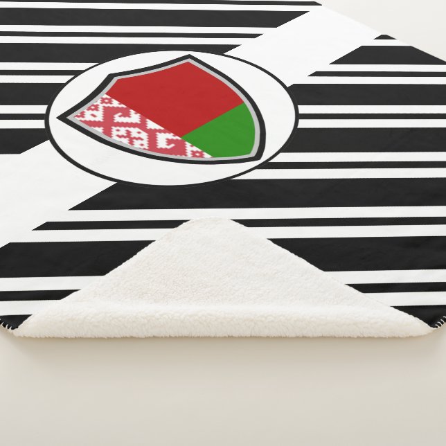 Weißrussland-Flagge Sherpadecke (3/4)
