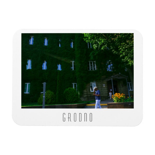 Weißrussland Grodno City Architecture University Magnet (Horizontal)