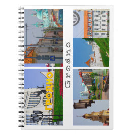 Weißrussland Grodno City Street Architektur Notizblock