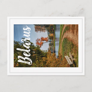 Weißrussland Grodno ländliche Landschaft Postkarte