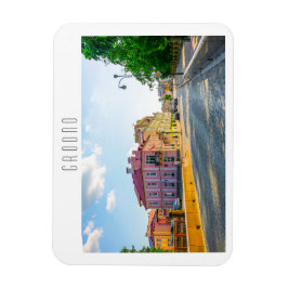 Weißrussland Grodno Stadtarchitektur Magnet