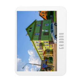 Weißrussland Grodno Stadtarchitektur Magnet