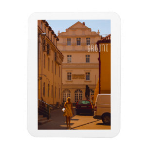 Weißrussland Grodno Stadtarchitektur Magnet