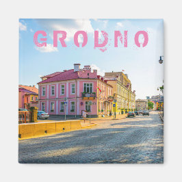 Weißrussland Grodno Stadtarchitektur Magnet