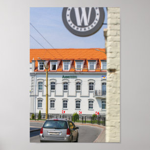Weißrussland Grodno Stadtarchitektur Poster