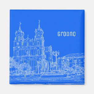 Weißrussland Grodno Stadtbild Stadtbild Architektu Magnet