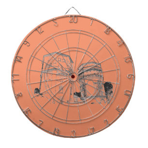 Weißrussland Grodno Wassertürme Dartscheibe