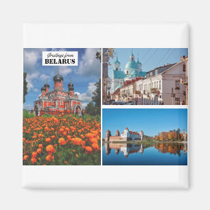 Weißrussland Grüße Naturarchitektur Magnet