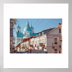 Weißrussland Hrodna Grodno Architektur Poster