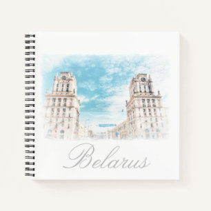 Weißrussland Minsk Architecture Nature Notebook Notizbuch