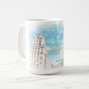 Weißrussland Minsk Architektur Malerei Tasse