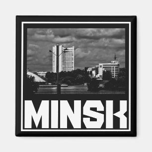 Weißrussland Minsk Architektur Stadtbild Magnet