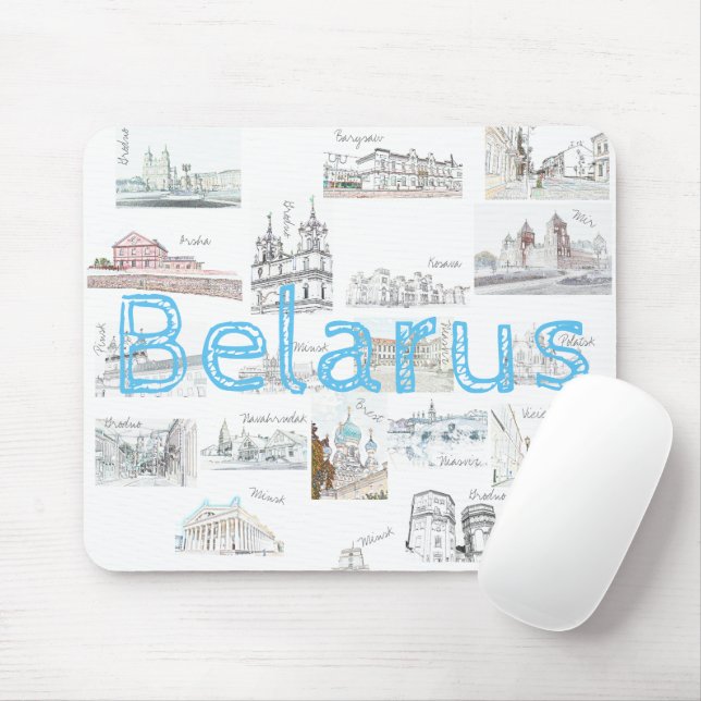 Weißrussland Minsk Brest Architecture Mouse Pad Mousepad (Mit Mouse)