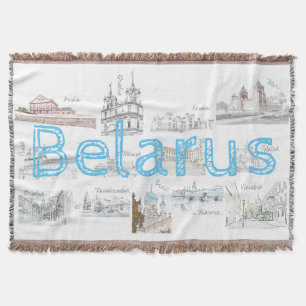 Weißrussland Minsk Brest Architektur Throw Blanket Decke