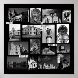 Weißrussland Minsk Grodno Pinsk Brest Architektur Poster