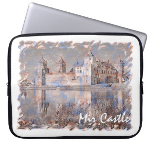 Weißrussland Mir Burg Architektur Laptop Hülle Laptopschutzhülle