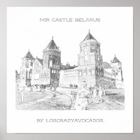 Weißrussland Mir Castle Architecture Nature Poster