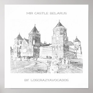 Weißrussland Mir Castle Architecture Nature Poster